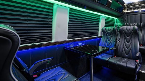 18 passenger sprinter van inside new york city