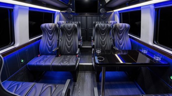 20 passenger sprinter van inside new york city