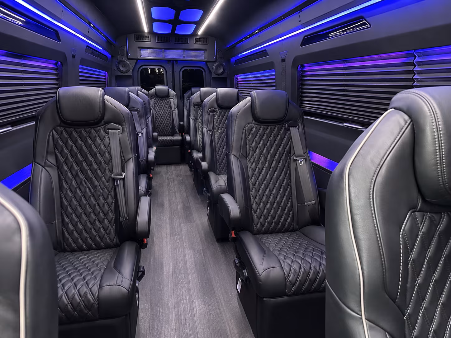20 passenger sprinter van interior