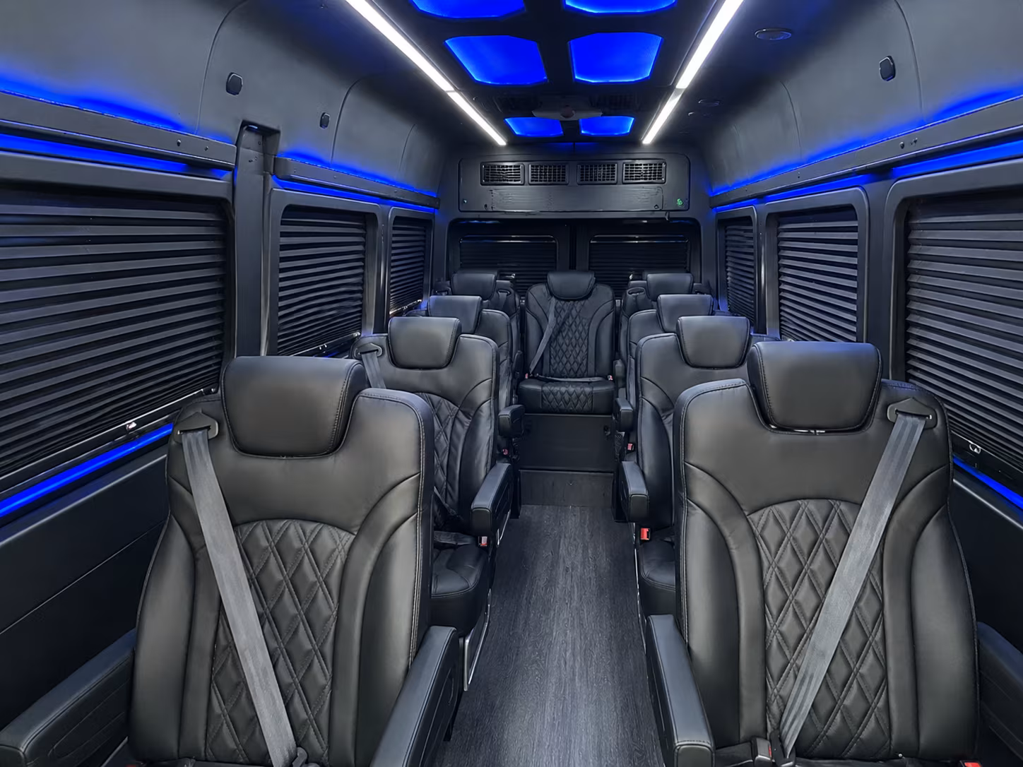 new york city 18 passenger sprinter van inside