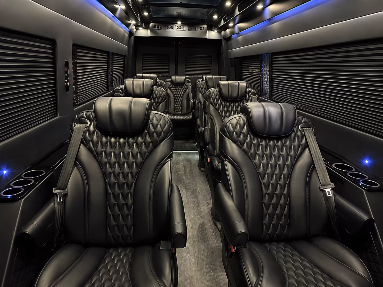 new york city 20 passenger sprinter van inside