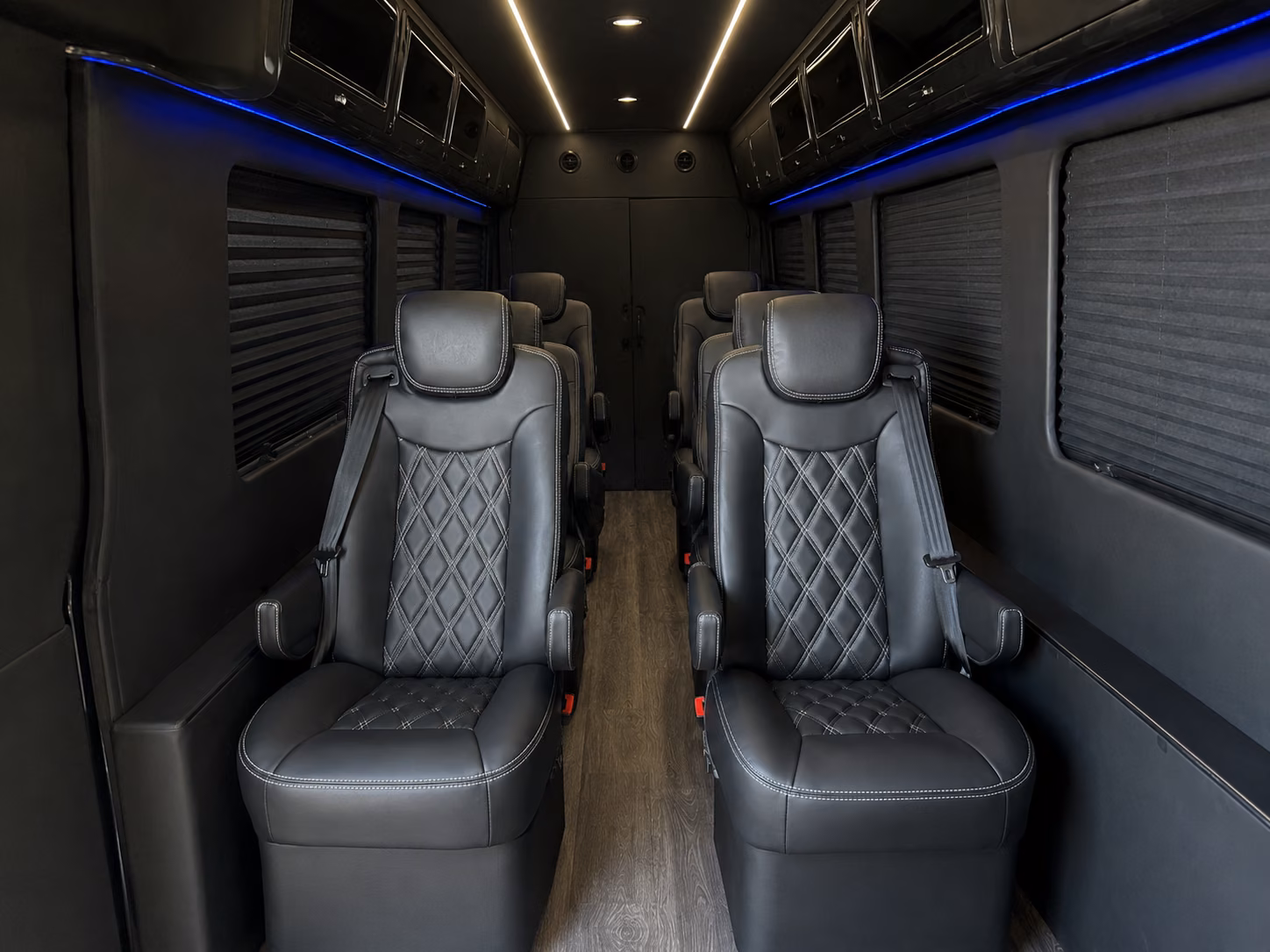 new york city 8 passenger sprinter van inside