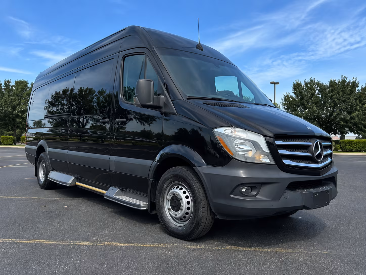 warehouse distribution center and industrial park sprinter van shuttles in new york city
